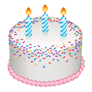 Émoji 🎂 Gâteau D’anniversaire sur WhatsApp 2.20.206.24.