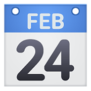 Emoji 📅 Calendario su WhatsApp 2.20.206.24.