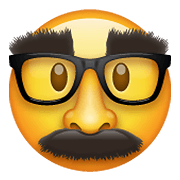Emoji 🥸 Faccina Travestita su WhatsApp 2.20.206.24.
