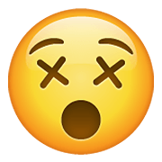 Emoji 😵 Faccina Frastornata su WhatsApp 2.20.206.24.