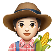 🧑🏻‍🌾 Emoji Agricultor: Pele Clara na WhatsApp 2.20.206.24.