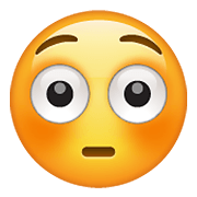 Emoji 😳 Faccina Imbarazzata su WhatsApp 2.20.206.24.