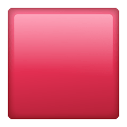 Emoji 🟥 Quadrato Rosso su WhatsApp 2.20.206.24.