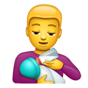 👨‍🍼 Emoji Homem Alimentando Bebê na WhatsApp 2.20.206.24.