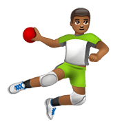 🤾🏾‍♂️ Emoji Handballspieler: mitteldunkle Hautfarbe WhatsApp 2.20.206.24.