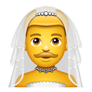 Emoji 👰‍♂️ Sposo Con Velo su WhatsApp 2.20.206.24.