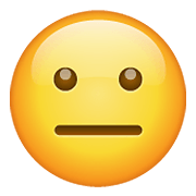 Emoji 😐 Faccina Neutra su WhatsApp 2.20.206.24.