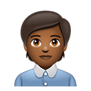 🧑🏾‍💼 Emoji Büroangestellte(r): mitteldunkle Hautfarbe WhatsApp 2.20.206.24.