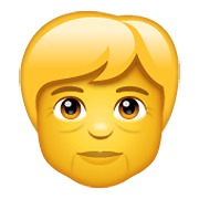 🧓 Emoji älterer Erwachsener WhatsApp 2.20.206.24.