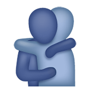 🫂 Emoji Gente abrazando en WhatsApp 2.20.206.24.