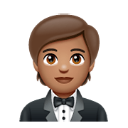 🤵🏽 Emoji Persona Con Esmoquin: Tono De Piel Medio en WhatsApp 2.20.206.24.