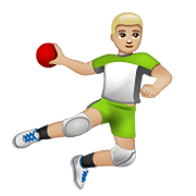 Émoji 🤾🏼 Personne Jouant Au Handball : Peau Moyennement Claire sur WhatsApp 2.20.206.24.