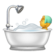Emoji 🛀 Persona Che Fa Il Bagno su WhatsApp 2.20.206.24.