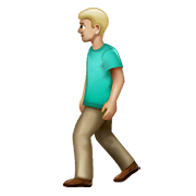🚶🏼 Emoji Persona Caminando: Tono De Piel Claro Medio en WhatsApp 2.20.206.24.