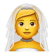 Emoji 👰 Persona Con Velo su WhatsApp 2.20.206.24.