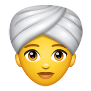 Emoji 👳‍♀️ Donna Con Turbante su WhatsApp 2.20.206.24.