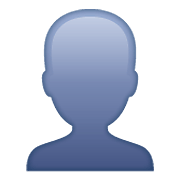 👤 Emoji Silhouette einer Büste WhatsApp 2.21.11.17.