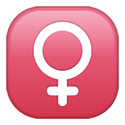 Emoji ♀️ Simbolo Genere Femminile su WhatsApp 2.21.11.17.