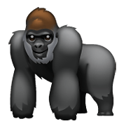 Emoji 🦍 Gorilla su WhatsApp 2.21.11.17.