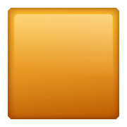 🟧 Emoji oranges Viereck WhatsApp 2.21.11.17.