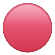 Émoji 🔴 Disque Rouge sur WhatsApp 2.21.11.17.