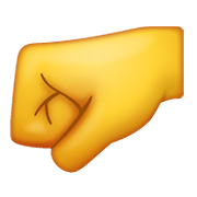 Emoji 🤛 Pugno A Sinistra su WhatsApp 2.21.11.17.