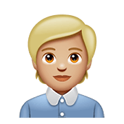 Emoji 🧑🏼‍💼 Persona Che Fa Un Lavoro D’ufficio: Carnagione Abbastanza Chiara su WhatsApp 2.21.11.17.