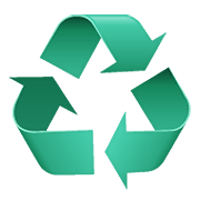 ♻️ Emoji Símbolo De Reciclagem na WhatsApp 2.21.11.17.