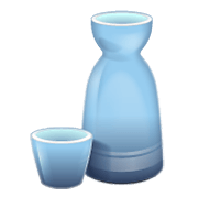 🍶 Emoji Sake-Flasche und -tasse WhatsApp 2.21.11.17.