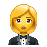 🤵‍♀️ Emoji Frau im Smoking WhatsApp 2.21.11.17.
