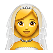👰‍♀️ Emoji Frau in einem Schleier WhatsApp 2.21.11.17.