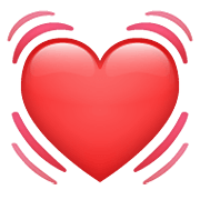 💓 Emoji schlagendes Herz WhatsApp 2.21.23.23.