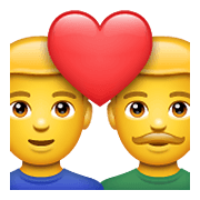Émoji 👨‍❤️‍👨 Couple Avec Cœur : Homme Et Homme sur WhatsApp 2.21.23.23.
