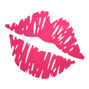 Émoji 💋 Trace De Rouge à Lèvres sur WhatsApp 2.21.23.23.