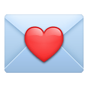 Émoji 💌 Lettre D’amour sur WhatsApp 2.21.23.23.