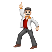 🕺🏻 Emoji Homem Dançando: Pele Clara na WhatsApp 2.21.23.23.