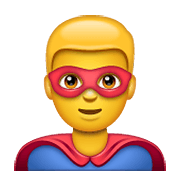 Emoji 🦸‍♂️ Supereroe Uomo su WhatsApp 2.21.23.23.