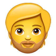 Emoji 🧔 Uomo Con La Barba su WhatsApp 2.21.23.23.