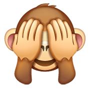 🙈 Emoji Mono Con Los Ojos Tapados en WhatsApp 2.21.23.23.