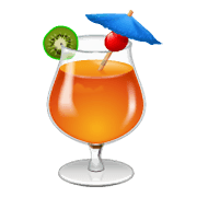 Émoji 🍹 Cocktail Tropical sur WhatsApp 2.21.23.23.