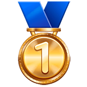 Émoji 🥇 Médaille D’or sur WhatsApp 2.22.8.79.