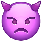 Emoji 👿 Faccina Arrabbiata Con Corna su WhatsApp 2.22.8.79.