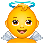 👼 Emoji Bebê Anjo na WhatsApp 2.22.8.79.