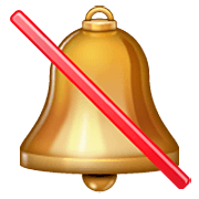 Emoji 🔕 Campana Sbarrata su WhatsApp 2.22.8.79.