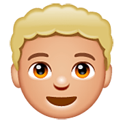 👦🏼 Emoji Niño: Tono De Piel Claro Medio en WhatsApp 2.22.8.79.