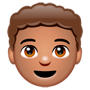 Emoji 👦🏽 Bambino: Carnagione Olivastra su WhatsApp 2.22.8.79.