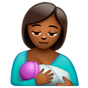 🤱🏾 Emoji Lactancia Materna: Tono De Piel Oscuro Medio en WhatsApp 2.22.8.79.