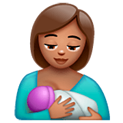 🤱🏽 Emoji Lactancia Materna: Tono De Piel Medio en WhatsApp 2.22.8.79.
