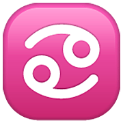 Emoji ♋ Segno Zodiacale Del Cancro su WhatsApp 2.22.8.79.