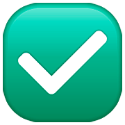 ✅ Emoji Botón De Marca De Verificación en WhatsApp 2.22.8.79.